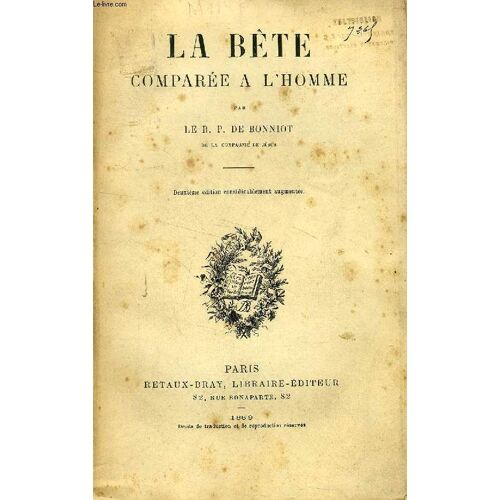 La Bete Comparee A L'homme