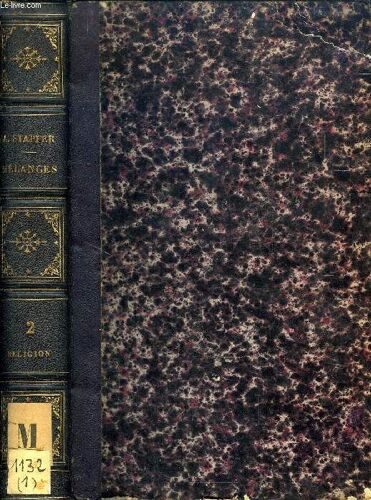 Melanges Philosophiques, Litteraires, Historiques Et Religieux, Tome Ii, Religion