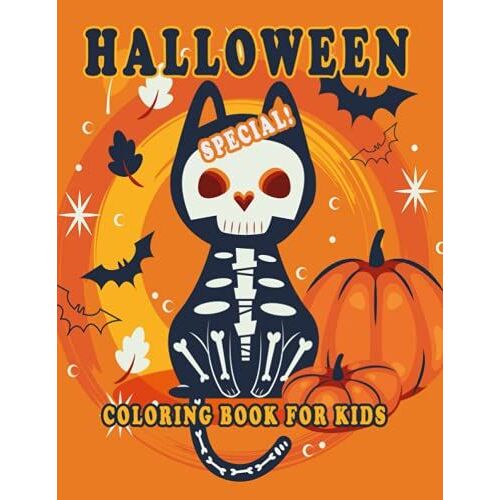 Halloween Special!: Coloring Book For Kids ; This Book Is Well Decorated With All Exciting Pages With Ghost, Monster, Ghost House, Pumpkins, Rat And Many Exciting Things That Kids Will Love More