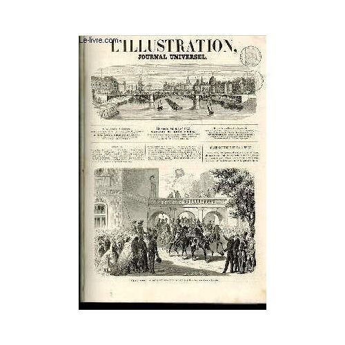 L'illustration Journal Universel N° 1122-Revue Politique De La Semaine. ¿ Courrier De Paris. ¿ Fête De Versailles En L'honneur Du Roi D'espagne. ¿ Incendie De Limoges. ¿ Les Industries ...