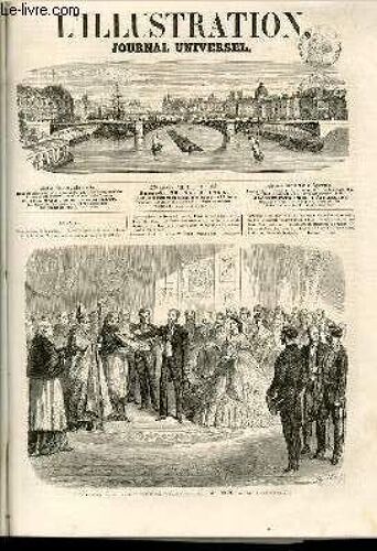 L'illustration Journal Universel N° 1104-Revue Politique De La Semaine. ¿ Corresj Ondance Demiramar. ¿ Courrier De Paris. ¿ Chenonceaux Et Amboise. ¿ Causerie Drnntique.¿Correspondance Du ...