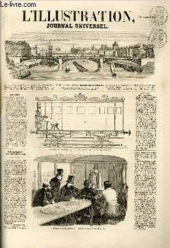 L'illustration Journal Universel N° 670-Télégraphie Des Locomotives. ¿ Histoire De La Semaine. ¿Courrier Deparis.¿ Statue De François Ier.¿ Eglise Saint-Eugène. ¿ Noël. ¿ Souvenirs D'un ...