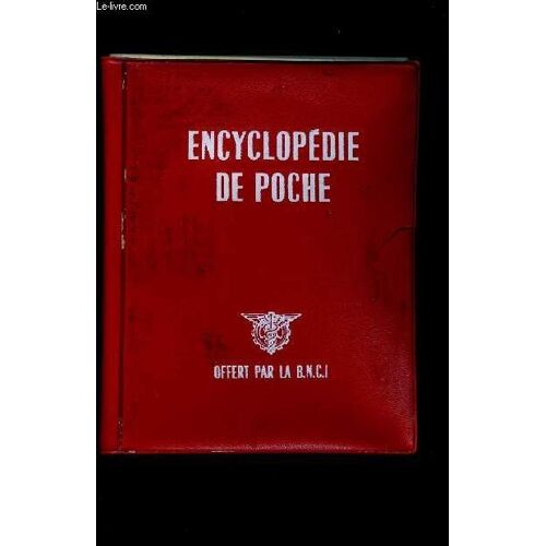 Encyclopedie De Poche / Architecture - Astronomie- Banque - Botanique - Chimie - Cinéma - Citations Etc.