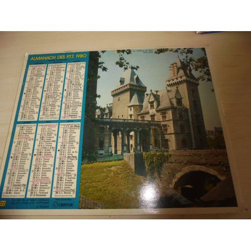 Calendrier 1980 Haute -Garonne