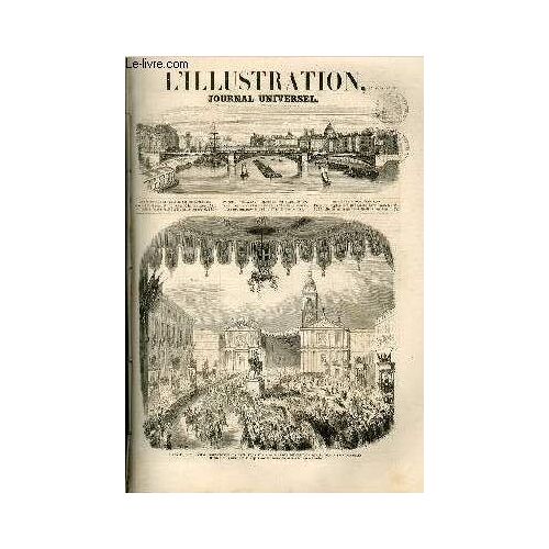 L'illustration Journal Universel N° 891-Histoire De La Semaine. ¿ Correspondance De Turin , De Florence. ¿ Courrier De Paris. ¿ Chronique Musicale. ¿ Le Pr Ince Eugène De Savqie-Carignan. ¿ ...