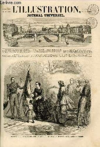 L'illustration Journal Universel N° 852 + Supplement - Histoire De La Semaine. ¿ L¿Autriche Et L¿Jtalie._Courrier De Paris. ¿I¿ La Fille Aux Pieds Nus (Suite). ¿ Salon De 1859 (Suite). ¿ ...