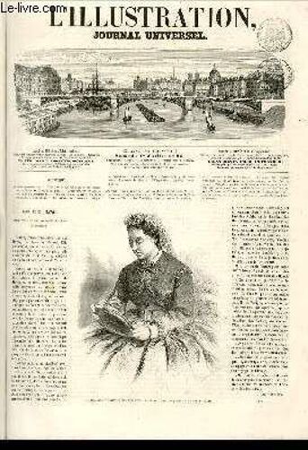 L'illustration Journal Universel N° 1166-La Reine Douairière Des Îles Havaï. ¿ Revue Politique. ¿ Fête Nationale En Serbie. ¿ Courrier De Paris. ¿ Expédition Des Babors. ¿ Une Visite À ...