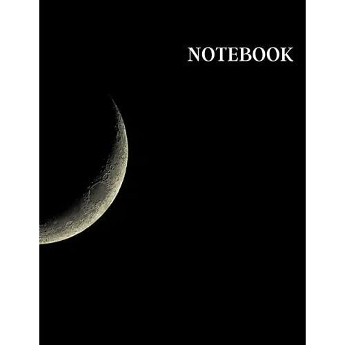 Idea Notebook: Moon Cover Size (8.5 X 11 Inches) 120 Pages: Lined Paper