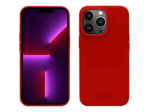So Seven Recycle Smoothie - Coque de protection pour téléphone portable - silicone - rouge - pour Apple iPhone 13 Pro