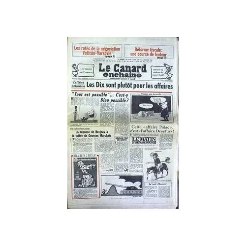 10 Canard Enchaine Janvier A Mars 1982. 3193 (6 Janv.); 3194 (13 Janv.); 3197 (3 Fevrier); 3198 (10 Fev.); 3199 (17 Fev.); 3200 (24 Fev.); 3201 (3 Mars); 3202 (10 Mars); 3203 (17 Mars); 3204 (24 Mars)