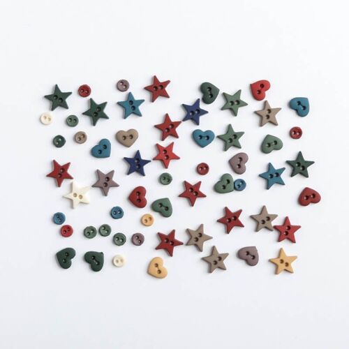 Boutons - Petits Multicolores