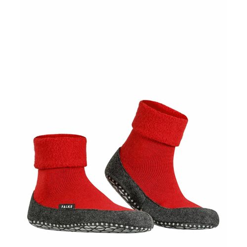 Falke Chaussons Unisexes Cosyshoe So Cp, Antidérapants, Couleur Unie Rouge 37-38