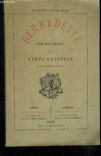 Bernadette- Soeur Marie Bernard