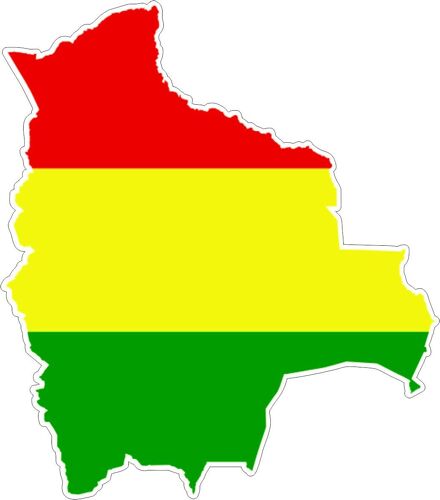 R2381 Sticker  Carte Bolivie