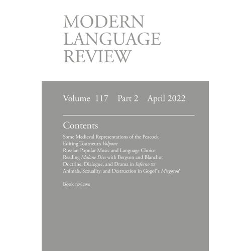 Modern Language Review (117