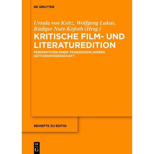 Kritische Film- Und Literaturedition