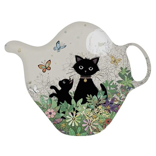 Soucoupe Pour Sachet De Thé Chatons Dans Le Jardin