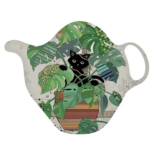 Soucoupe Pour Sachet De Thé Chaton Monstera