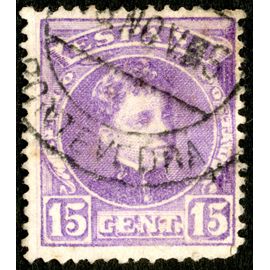 Timbre Oblitéré Espana, 15 Cent
