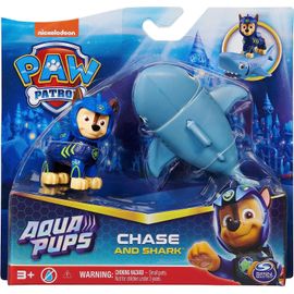 Paw Patrol Aqua Pups Chase And Shark Action Figures Set