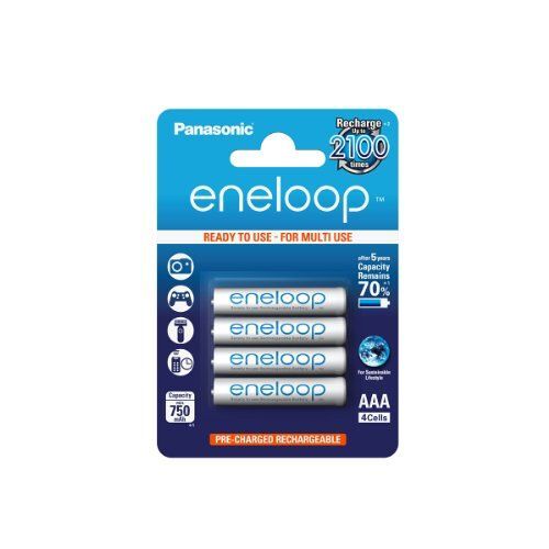 Panasonic eneloop BK-4MCCE - Batterie 4 x AAA - NiMH - (rechargeables) - 750 mAh
