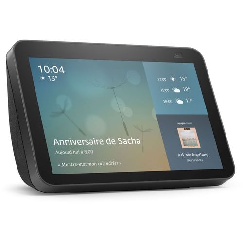 Amazon Echo Show 8 (2e génération) - Enceinte sans fil Bluetooth - Noir