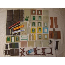 Playmobil Nombreux Éléments Murs Pour Maisons Westerns Vintage