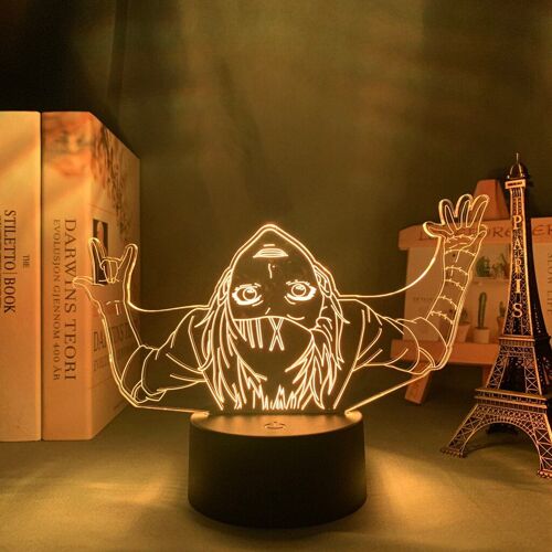 Lampe Led 3d Anime Tokyo Ghoul Juuzou Suzuya, Veilleuse Pour Chambre À Coucher, Cadeau D'anniversaire Cool