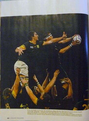 Poster A4 Rugby. Coupe Du Monde 2015 : Nouvelle-Zelande Vs Afrique Du Sud