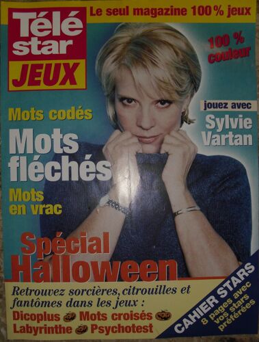 Sylvie Vartan Affichette Du Journal Tele Star Jeux