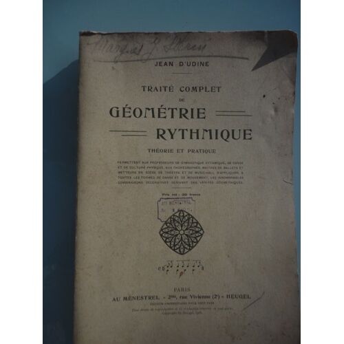Traité Complet De Géométrie Rythmique