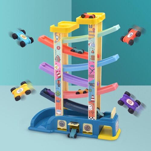 Piste De Course De Voiture Pour Enfants, Jouets Pour Tout-Petits, Tour Arrière, Cadeau Pour Bébé