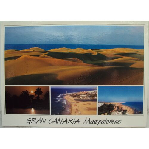 Espagne..  Iles Canaries . Gran Canaria : Maspalomas . Au Verso Timbre Non Oblitéré Swiss Post P P .
