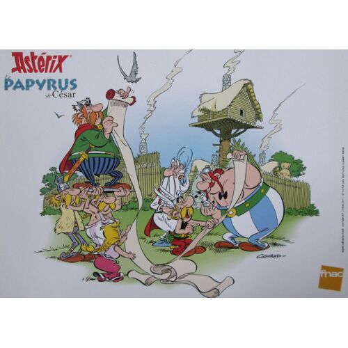 Ex Libris De Conrad / Asterix Le Papyrus De Cesar / Uderzo Goscinny