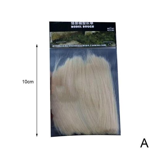 Paille Modèle Herbe Poudre Sable Ho Train Sable Table De Sable, Tir À La Main Matériaux Miniatures Accessoires Bricolage Paysage S1m5 10cm