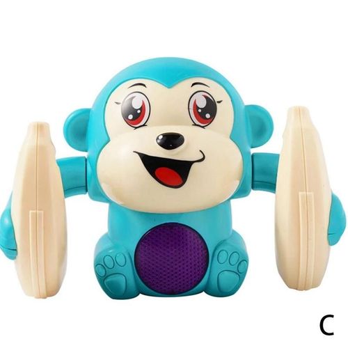Singe Électrique Pour Enfant, Jouet Amusant, Commande Vocale, Lumière, Musique, Cadeau Pour Garçon