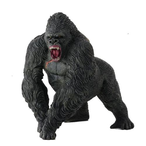 Figurines De Dessin Animé Roi Gorille Orang-Outan, Modèle Chimpanzé, Collection De Garçons, Animaux, Cadeau, R9b6