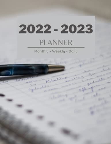 2022-2023 Two Year Monthly Weekly And Daily Planner: 2 Year Monthly Calendar Planner For Work Or Personal Use - 24 Months Agenda Schedule Organizer ... Dates | Jan 2022 - Dec 2023 8.5" X 11"