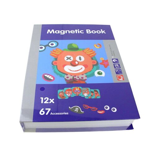 Livre Magique Pour Enfants, Puzzle Autocollant Magnétique 3d, Jouets Éducatifs Créatifs Pour Enfants, Jeu D'entraînement Du Cerveau