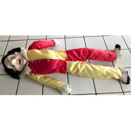 Poupée en Porcelaine "Polichinelle" vintage