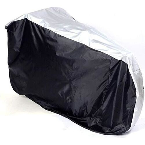 Gogou® Housse Velo Exterieur Anti-Uv Protection Poussière Résistant Impermeable Pluie Pour Vélo Bicyclette Cycle Scooter S Noir Et Argent