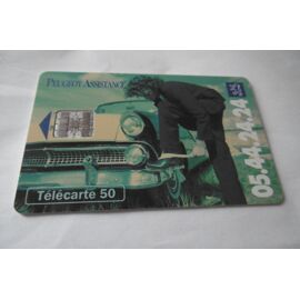 Télécarte 50 Unités n° F387A France 07/93 - Peugeot Assistance, GEM1