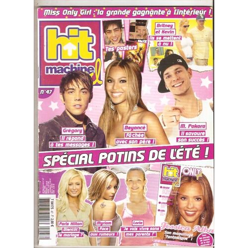 Julie Zenatti 1p/ Paris Hilton 2p/ Myriam Abel 2p/ Lorie 2p/ Gregory Lemarchal 2p/ Kylie Minogue 1p/ M.Pokora 2p/ Beyonce 2p/ Ilona Mitrecey 2p/ De Palmas 1p/ Jenifer Bartoli Poster/ 47 