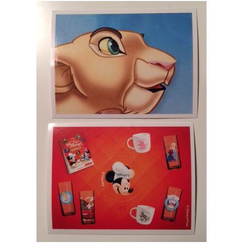 Autocollant Sticker Disney Simply Market 2015 Vive La Cuisine / Le Roi Lion Nala - N° 98 / 156
