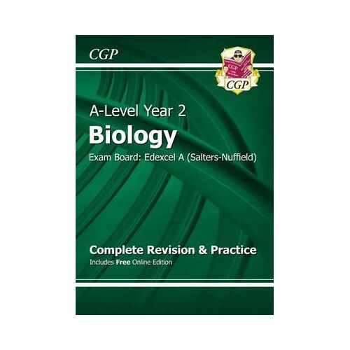 A-Level Biology: Edexcel A Year 2 Complete Revision & Practice With Online Edition: Perfect For The 2023 And 2024 Exams