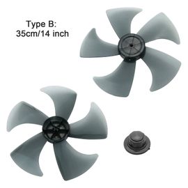 remplacement de pales de ventilateur domestique,général,silencieux,durable,piédestal debout,accessoires de ventilation soufflés,table,10/14 po - Type B Black