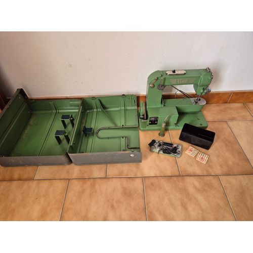 machine a coudre ancienne ELNA pour collectionneur manque le cordon d alimentation