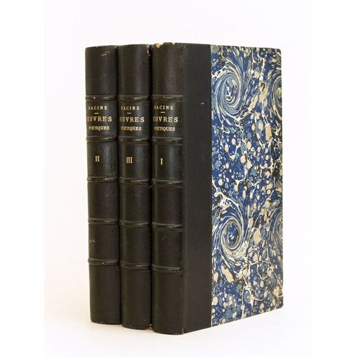 Oeuvres Poétiques De J. Racine (3 Tomes - Complet) Avec Les Notes De Tous Les Commentateurs Recueillies Par Aimé-Martin