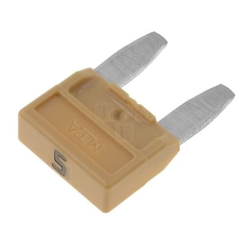 10x Mini Fusibles 5a 11.9mm Minival