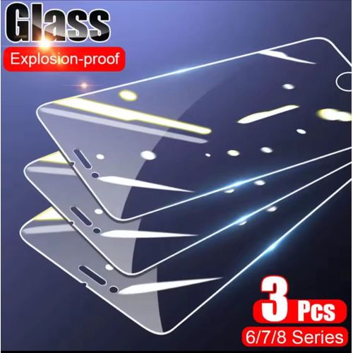 3 Pièces Verre De Protection Sur L'Iphone 8766s Plus Protecteurs D'Écran Pour Iphone8 8plus6plus 7plus Verre Aifone 6 S Filmcouverture.3pcs.6
